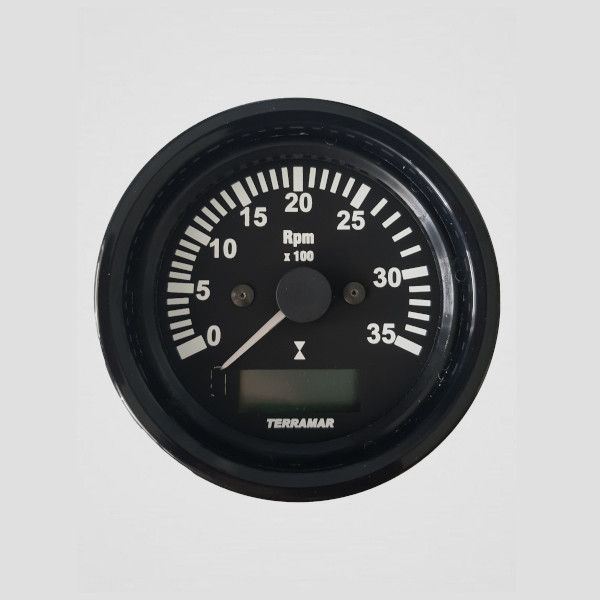 Tacômetro 3500 RPM 85mm com horímetro – 100348/100