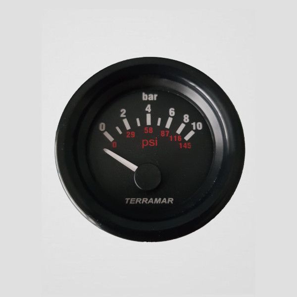 Indicador de Pressão 0-10 bar 52mm SEALINE