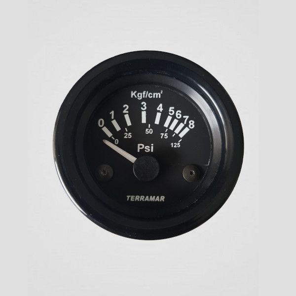 Indicador de pressão 0-8 bar 12V 52mm – 100138