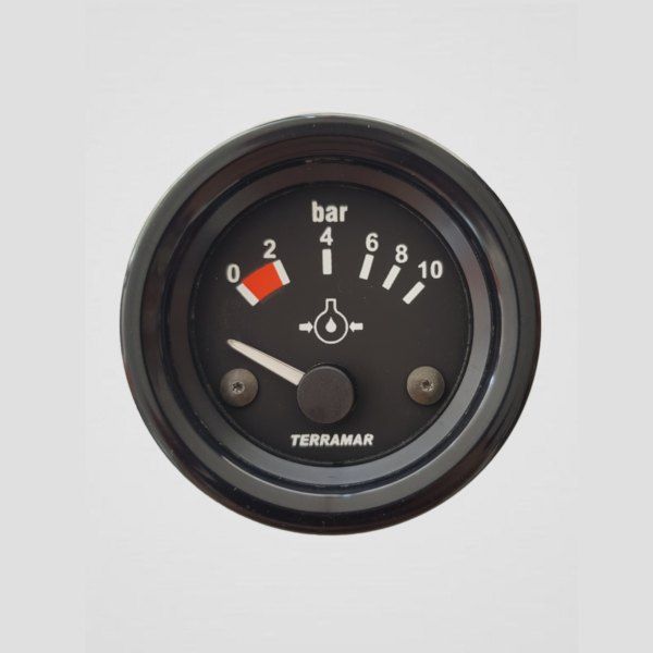 Indicador de pressão 0-10 bar 12V 52mm – 100107/10-180