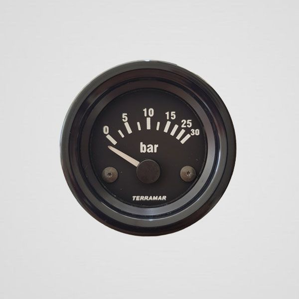 Indicador de pressão 0-30 bar 12V 52mm – 100143