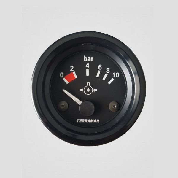 Indicador de pressão 0-10 bar 12V 52mm – 100107