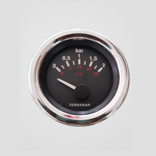 Indicador de Pressão 0-2 bar 52mm SEALINE