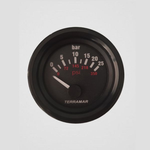 Indicador de Pressão 0-25 bar 52mm SEALINE