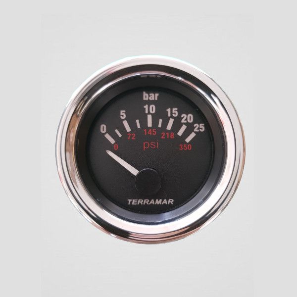 Indicador de Pressão 0-25 bar 52mm SEALINE