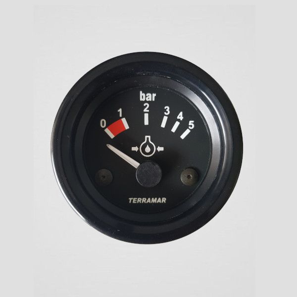 Indicador de pressão 0-5 bar 12V 52mm – 100109