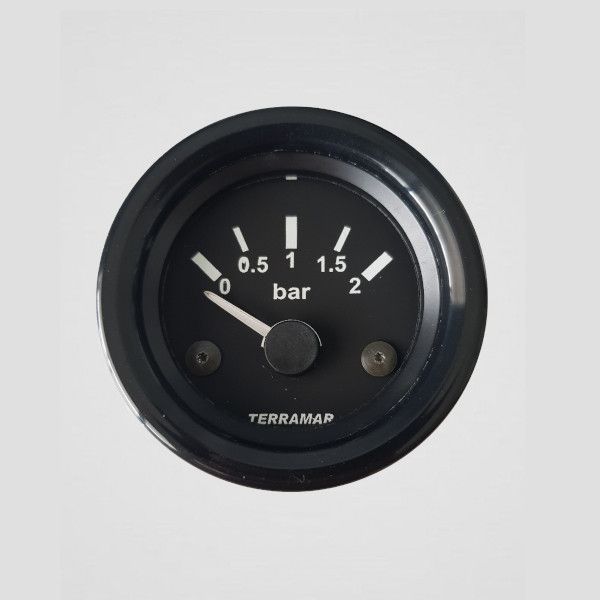 Indicador de pressão 0-2 bar 12V 52mm – 100108