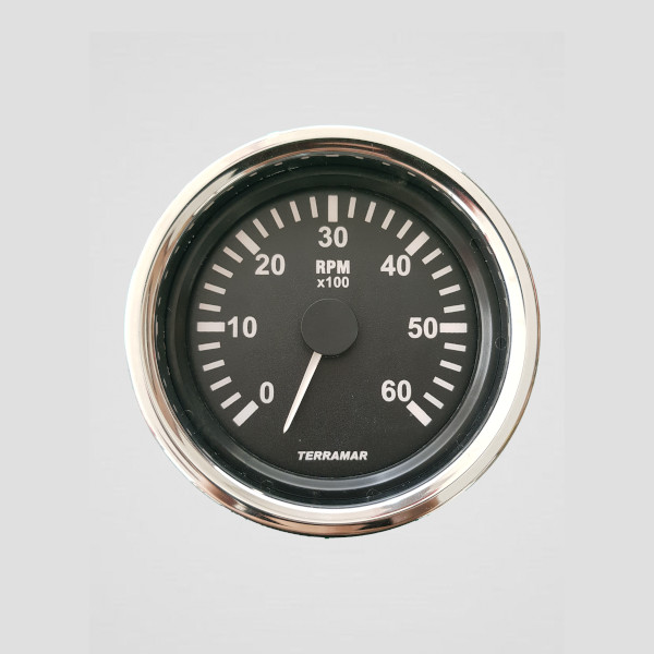 Tacômetro 6000 RPM 85mm SEA LINE-0