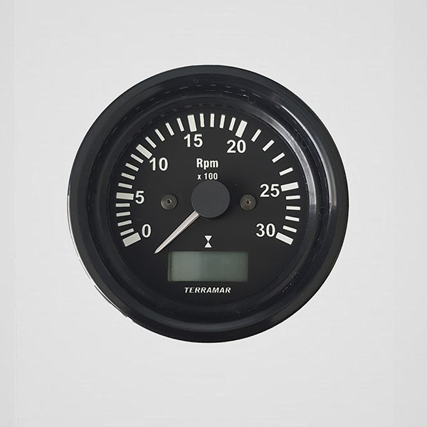 Tacômetro 3000 RPM 85mm com horímetro - 100103-0