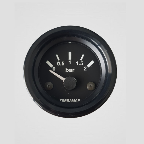 Indicador de pressão 0-2 bar 24V 52mm - 100128-0