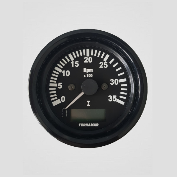 Tacômetro 3500 RPM 85mm com horímetro - 100112-0